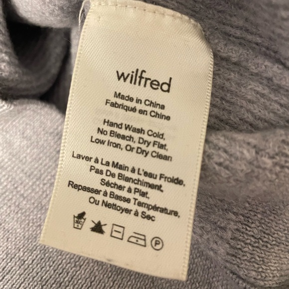 Aritzia Wilfred Knit Grey XS Sweater - Picture 4 of 6